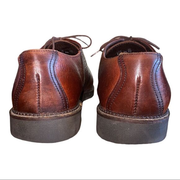 H.S. Trask Men’s Leather Oxford Shoes Size 13 Brown Two-Tone Classic Old Money main image 11
